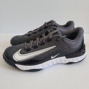 NEW Nike Alpha Huarache Elite 4 Turf Baseball Shoes DJ6523-011 Size 8.5 Black